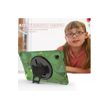 Newface Samsung Galaxy T220 Tab A7 Lite 8.7 Kılıf Amazing Tablet Kapak - Kamuflaj