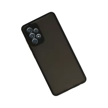 Newface Samsung Galaxy A72 Kılıf Montreal Silikon Kapak - Siyah