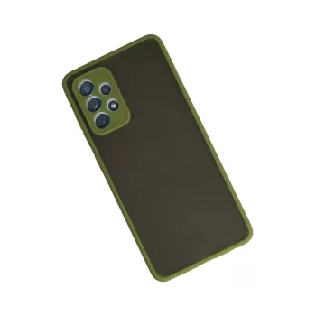 Newface Samsung Galaxy A72 Kılıf Montreal Silikon Kapak - Yeşil