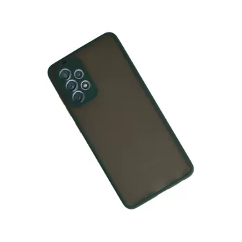 Newface Samsung Galaxy A72 Kılıf Montreal Silikon Kapak - Koyu Yeşil