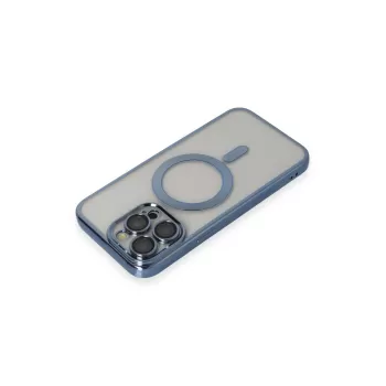 Newface iPhone 14 Pro Max Kılıf Kross Magneticsafe Kapak - Sierra Blue
