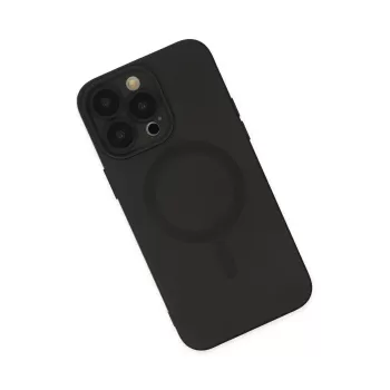 Newface iPhone 13 Pro Kılıf Moshi Lens Magneticsafe Silikon - Siyah