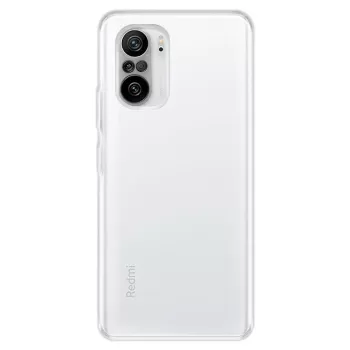 Newface Xiaomi Poco F3 Kılıf Deluxe 2mm Şeffaf Silikon - Şeffaf