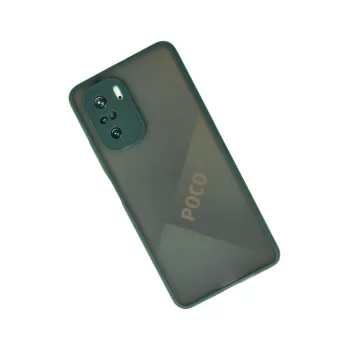 Newface Xiaomi Poco F3 Kılıf Montreal Silikon Kapak - Yeşil