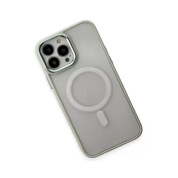 Newface iPhone 15 Pro Kılıf Room Magneticsafe Silikon - Su Yeşili