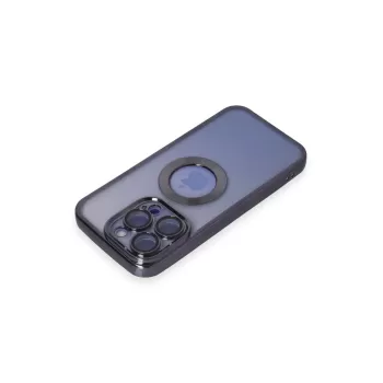 Newface iPhone 15 Pro Max Kılıf Slot Silikon - Mor