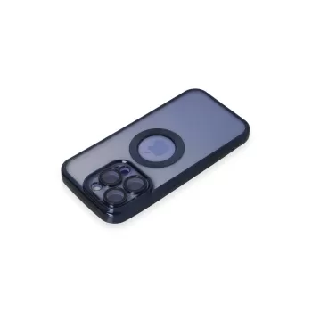 Newface iPhone 15 Pro Max Kılıf Slot Silikon - Lacivert