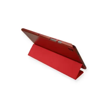 Newface iPad 4 9.7 Kılıf Tablet Smart Kılıf - Kırmızı