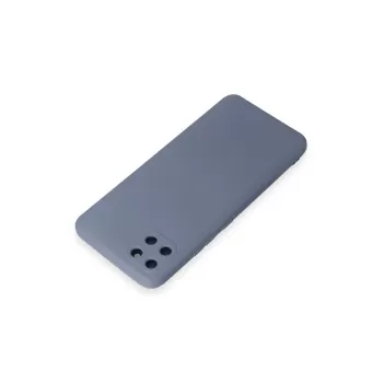 Newface Realme C11 Kılıf Nano içi Kadife Silikon - Gri