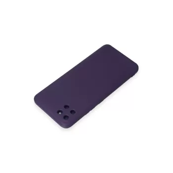 Newface Realme C11 Kılıf Nano içi Kadife Silikon - Mor