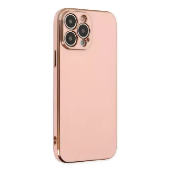 Newface iPhone 15 Pro Max Kılıf Volet Silikon - Pembe