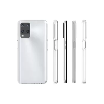 Newface Oppo A54 4G Kılıf Deluxe 2mm Şeffaf Silikon - Şeffaf