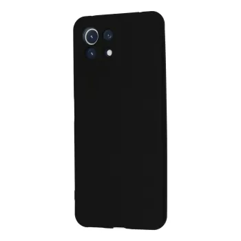 Newface Xiaomi Mİ 11 Lite Kılıf Nano içi Kadife Silikon - Siyah