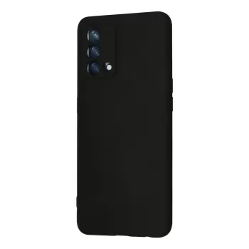 Newface Oppo A74 4G Kılıf Nano içi Kadife Silikon - Siyah