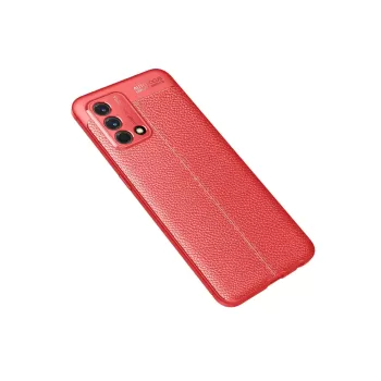 Newface Oppo A74 4G Kılıf Auto Focus Kapak - Kırmızı