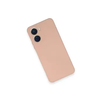 Newface Vivo Y16 Kılıf Nano içi Kadife Silikon - Pudra