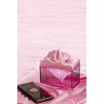 Newface Z4 Kuzey Okyanus Temalı Gece Lambası Özellikli BT Kablosuz Hoparlör - Pembe