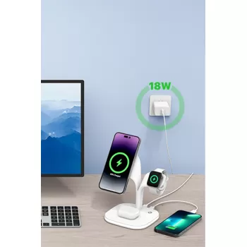 Newface YM-UD22 Kablosuz Şarj Masaüstü Set - Yeşil