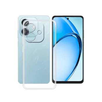 Newface Oppo A3 Kılıf Lüx Şeffaf Silikon