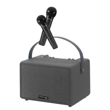 Konfulon F31 50W Sürücülü 2 Adet Mikrofonlu BT 5.2 Kablosuz Hoparlör - Turuncu