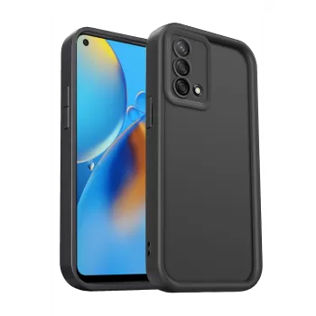 Newface Oppo A74 4G Kılıf Viera Silikon - Siyah