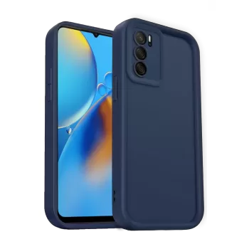 Newface Oppo A16 Kılıf Viera Silikon - Lacivert