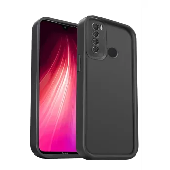 Newface Xiaomi Redmi Note 8 Kılıf Viera Silikon - Siyah