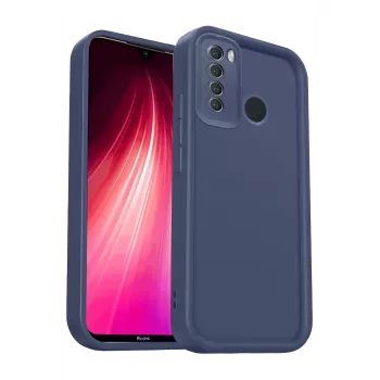 Newface Xiaomi Redmi Note 8 Kılıf Viera Silikon - Lacivert