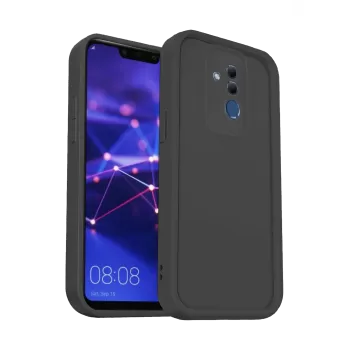 Newface Huawei Mate 20 Lite Kılıf Viera Silikon - Siyah