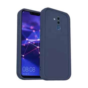 Newface Huawei Mate 20 Lite Kılıf Viera Silikon - Lacivert