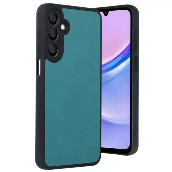 Newface Samsung Galaxy S24 FE Kılıf Aras Deri Kapak - Açık Yeşil