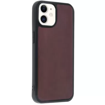 Newface iPhone 11 Kılıf Aras Deri Kapak - Bordo