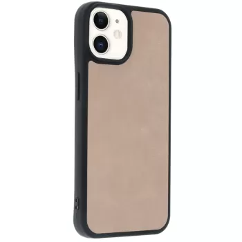 Newface iPhone 11 Kılıf Aras Deri Kapak - Pudra