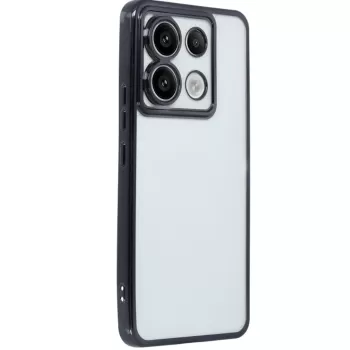 Newface Xiaomi Redmi Note 13 Pro 4G Kılıf Razer Lensli Silikon - Siyah