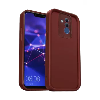 Newface Huawei Mate 20 Lite Kılıf Viera Silikon - Bordo