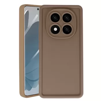 Newface Xiaomi Redmi Note 14 Pro 4G Kılıf Viera Silikon - Kahverengi