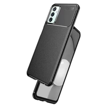 Newface Samsung Galaxy M23 Kılıf Auto Focus Karbon Kapak - Siyah