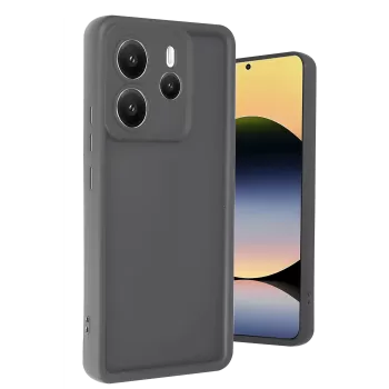 Newface Xiaomi Redmi Note 14 4G Kılıf Viera Silikon - Gri