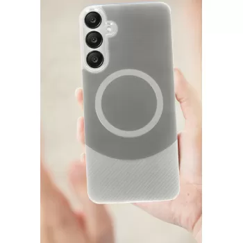 Newface Samsung A26 Kılıf Maya Karbon Kapak - Kırmızı