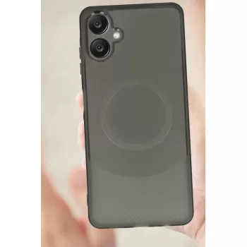 Newface Samsung A06 Kılıf Maya Karbon Kapak - Kırmızı