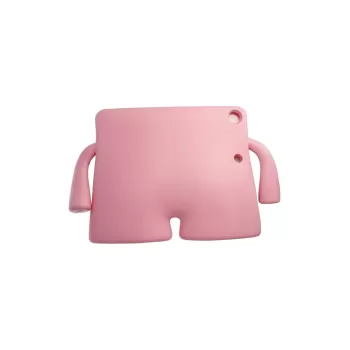 Newface Samsung Galaxy T500 Tab A7 10.4 Kılıf Karakter Tablet Silikon - Açık Pembe