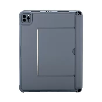 Newface T5504D iPad Pro 11 (2024) Kılıf Palermo Ledli Klavyeli Standlı Tablet Kılıfı - Siyah