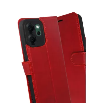 Newface Oppo Reno 14F Trend S Plus Kapaklı Kılıf - Kırmızı