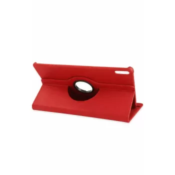 Newface Huawei MatePad 11 10.9 360 Tablet Deri Kılıf - Kırmızı