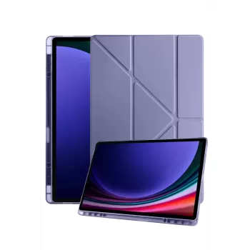 Newface Samsung Galaxy Tab A11 Plus Kalemlikli Mars Tablet Kılıfı - Lavender