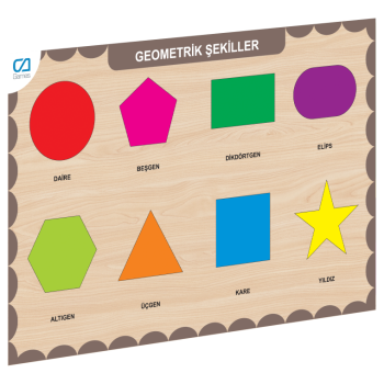 CAAHS-3204 AHŞAP GEOMETRİK ŞEKİLLER BUL-TAK