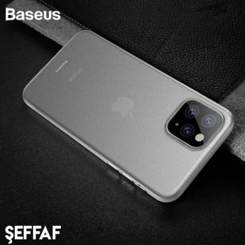 Baseus Wing Case İPhone 11 Pro 5.8  Ultra İnce Lux Mat Şeffaf Kılıf-(5775)