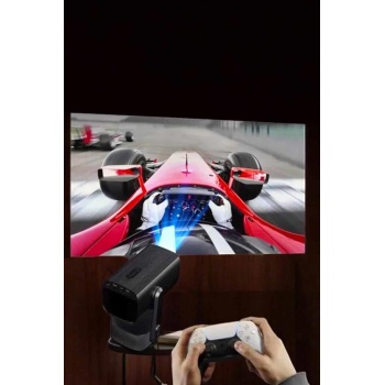 Taşınabilir Sinema Oyun Projektörü Akıllı Projeksiyon Android 11
