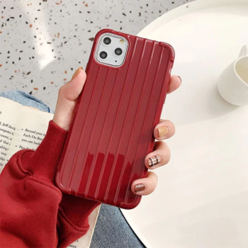 Ally İphone 11 Pro Max 6.5 İnch Trunk Lines ince Soft Silikon Kılıf-(5775)