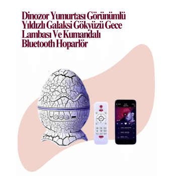 Uzaktan Kumandalı USB Girişli Döner Projektör Lamba